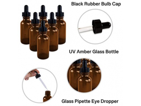 Clear Glass Dropper Bottle, SP-603