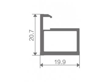 Slim Aluminum Frame Glass Door 20 Minimalist