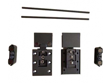 Aluminum Frame Glass Door with Pin Hinge