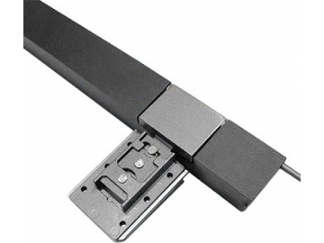 Aluminum Frame Glass Door with Pin Hinge