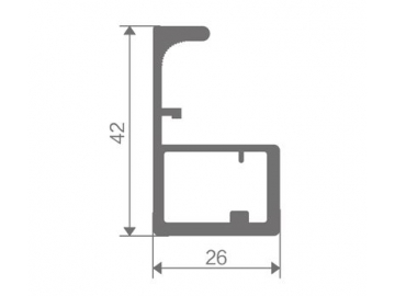 Slim Aluminum Frame Glass Door 25 Minimalist