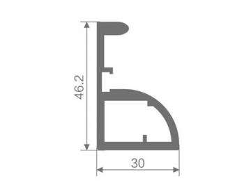 Aluminum Frame Glass Cabinet Door, WEIFA