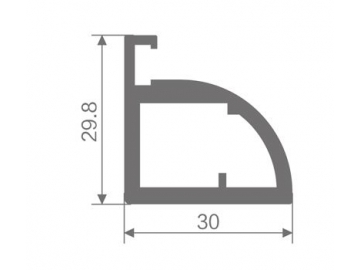 Aluminum Frame Glass Cabinet Door, WEIFA