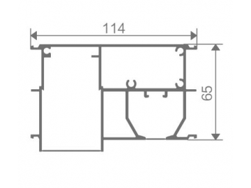 Aluminum Track Sliding Door