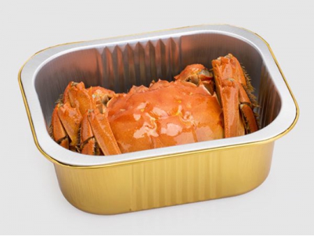 Round Sealable Aluminum Foil Container