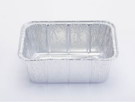 Rectangular Wrinklewall Aluminum Foil Container, G rim