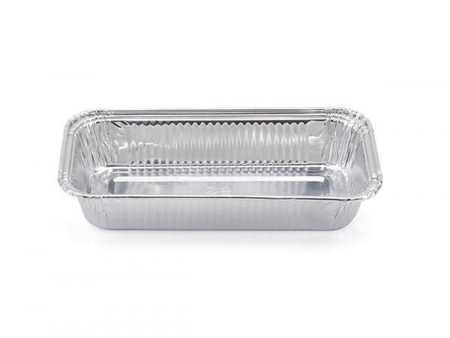 Rectangular Wrinklewall Aluminum Foil Container, G rim