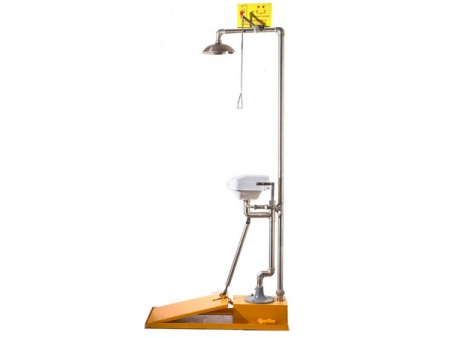Emergency Safety Shower & Eyewash with Freeze Protection