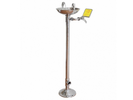 Pedestal Mounted Stainless Steel Eyewash