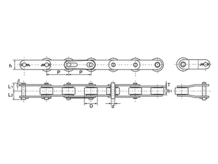 Double Pitch Roller Chains