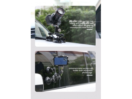 Triple Suction Cup Mount, UBA-T3/T3C