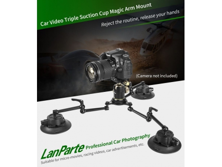 Magic Arm Suction Cup Camera Mount, SC-T3