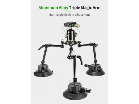 Magic Arm Suction Cup Camera Mount, SC-T3