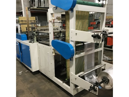 Computer Controlled Continuous Roll Vest Bag Making Machine