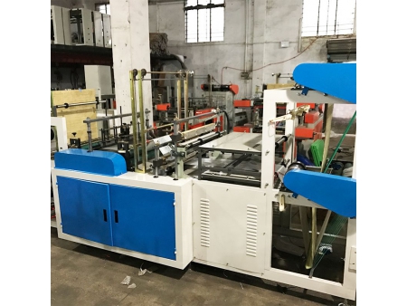 Computer Controlled Continuous Roll Vest Bag Making Machine
