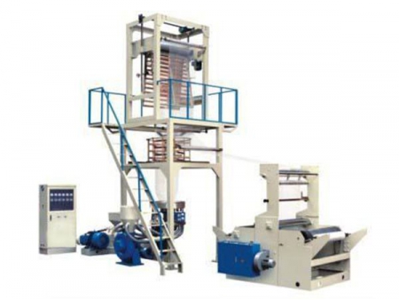 High Speed Blown Film Machine with Double Rewinder