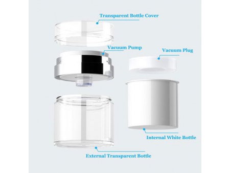 Airless Jar, PMMA-WH