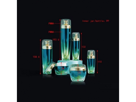 Color Airless Bottle Set,  PMMA-JS