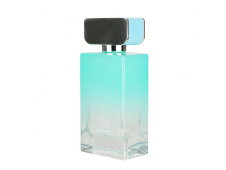 Blue & Green Rectangle Perfume Bottle