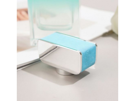 Blue & Green Rectangle Perfume Bottle