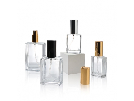 Clear Rectangle Perfume Bottle