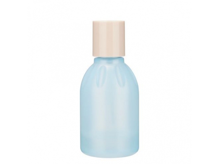 Blue Oval Perfume Bottle