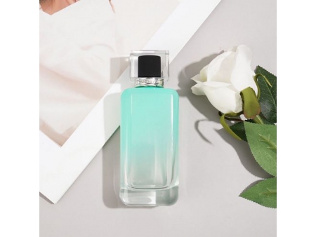 Green Rectangle Perfume Bottle, YJ