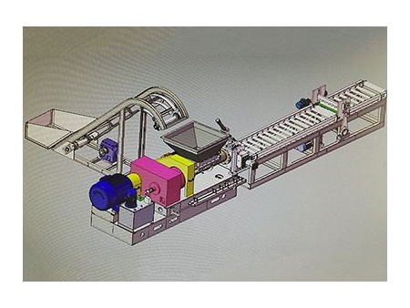 Hot Feed Rubber Extruder Strainer