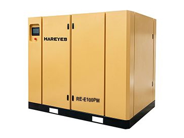 Vertical Two Stage Permanent Magnet VSD Screw Compressor, RE-E Series