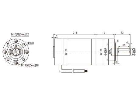 300W/500W/750W  Brush DC Planetary Gear Motor