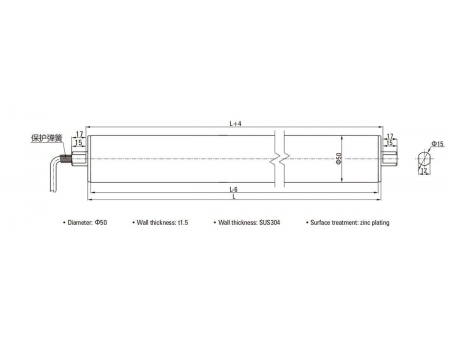 BL50  DC Drum Motor