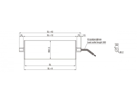 DM80  AC Drum Motor