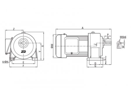 Small AC Gear Motor, Single Phase