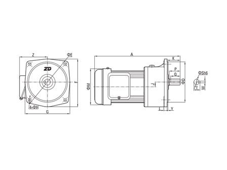 Small AC Gear Motor, Single Phase