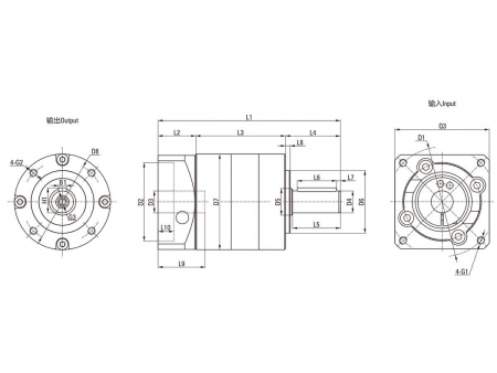 AE   Helical Gear Planetary Gearbox