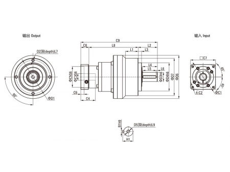 ZE   Helical Gear Planetary Gearbox