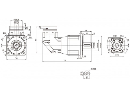 ZBR  Helical Gear Planetary Gearbox