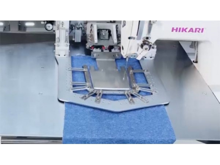 Automatic Pocket Setter for Knitted & Woven Fabrics