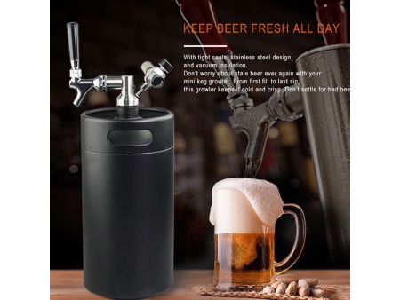 5L Double Wall Vacuum Insulated Mini Keg