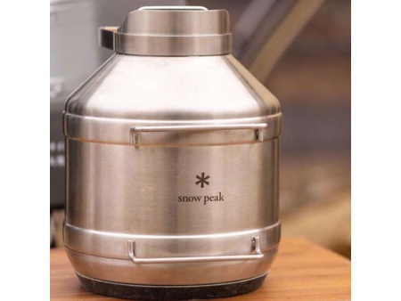 4.7L Vacuum Insulated Beer Barrel Tank with Bamboo Lid