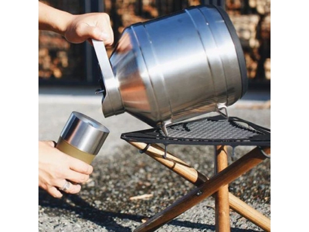 4.7L Vacuum Insulated Beer Barrel Tank with Bamboo Lid