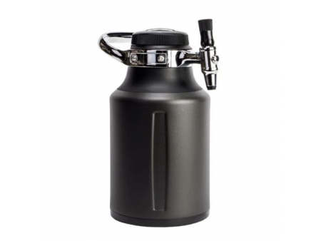 1.9L Double Wall Vacuum Insulated Growler with CO2 Draft System