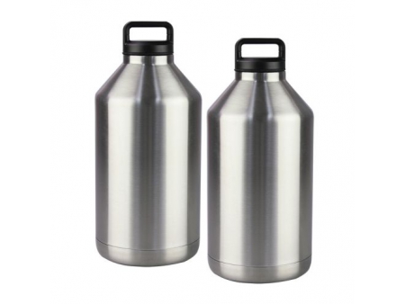 3.8L Double Wall Wide Mouth Growler with Screw Lid