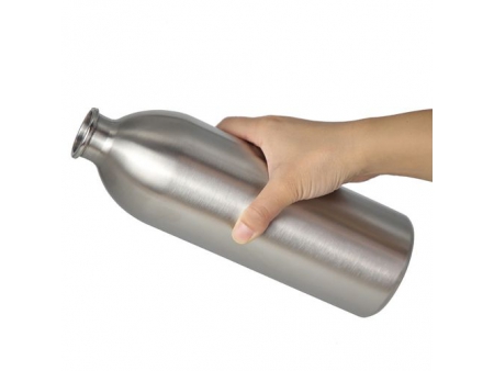 1L Stainless Steel Draft Beer Bottle with Easy Open Cap