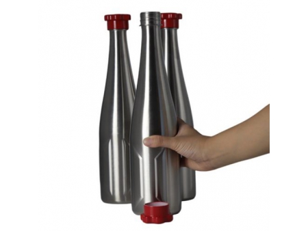 1L Stainless Steel Beer Bottle with Screw Cap