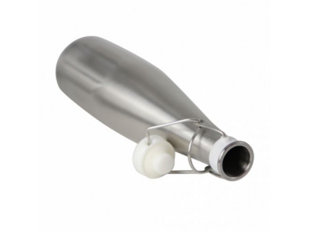 1L Stainless Steel Beer Bottle with Swing Top Cap
