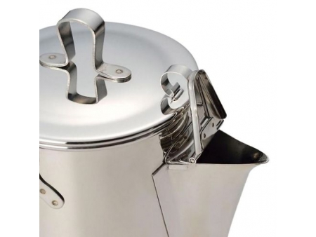 1.8L Stainless Steel Camping Coffee & Tea Pot