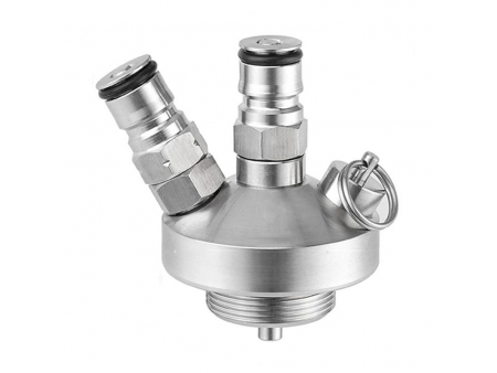 Stainless Steel Double Ball Lock Spear/Beer Keg Quick Fitting Connector