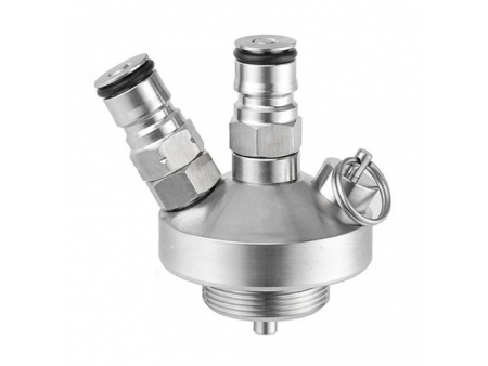 Stainless Steel Double Ball Lock Spear/Beer Keg Quick Fitting Connector
