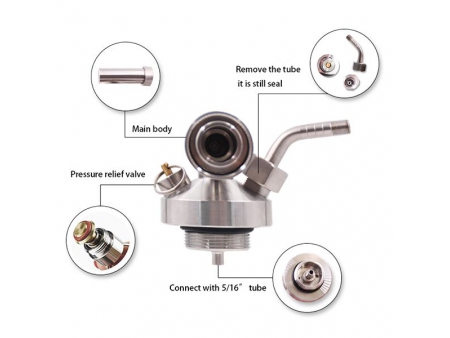 Stainless Steel Twist Tube Beer Dispenser/Beer Tap